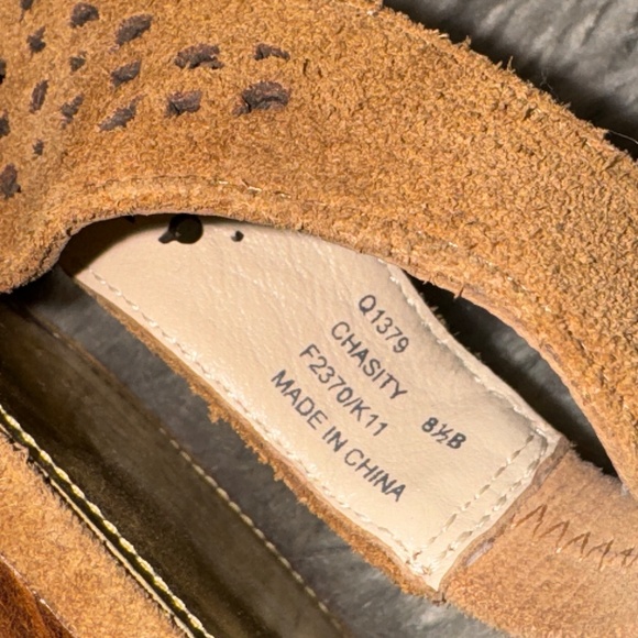 EUC Coach Tan Chasity Platform Wedge Sandals Size 8.5 - Picture 5 of 8